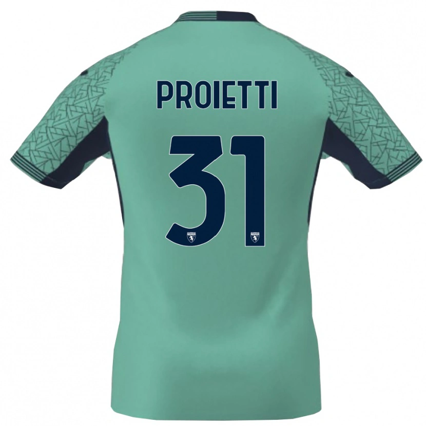 Danxen Heren Riccardo Proietti #31 Blauw Lagune Keepersshirt 2025/26 T-Shirt België