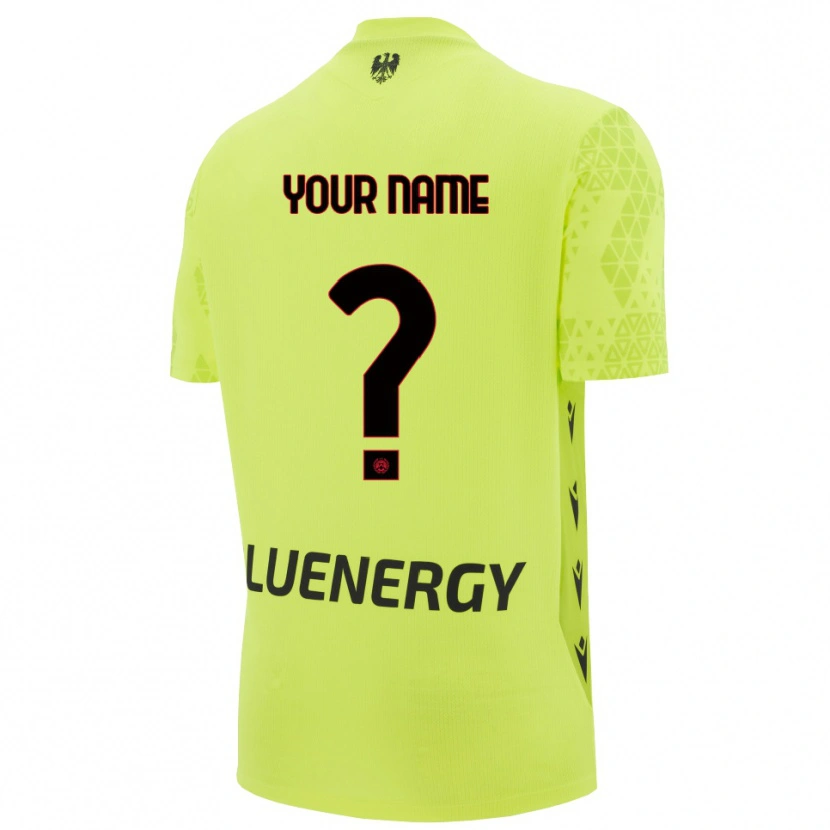 Danxen Heren Udinese Calcio Groen Geel Zwart Keepersshirt 2025/26 T-Shirt België