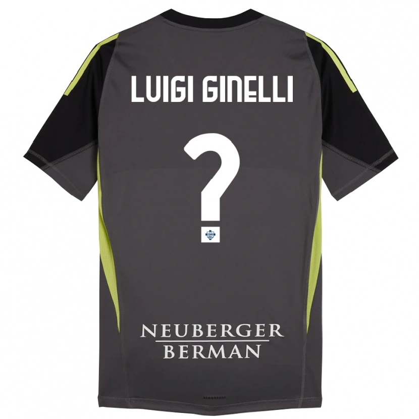 Danxen Heren Lorenzo Luigi Ginelli #0 Zwart Licht Groen Keepersshirt 2025/26 T-Shirt België