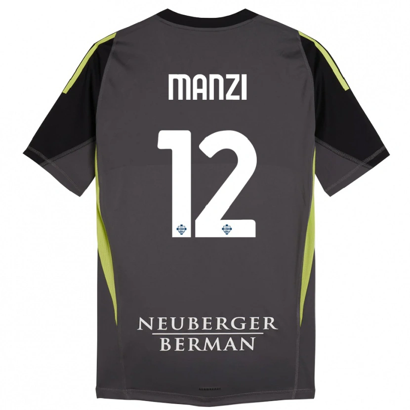 Danxen Heren Federico Manzi #12 Zwart Licht Groen Keepersshirt 2025/26 T-Shirt België