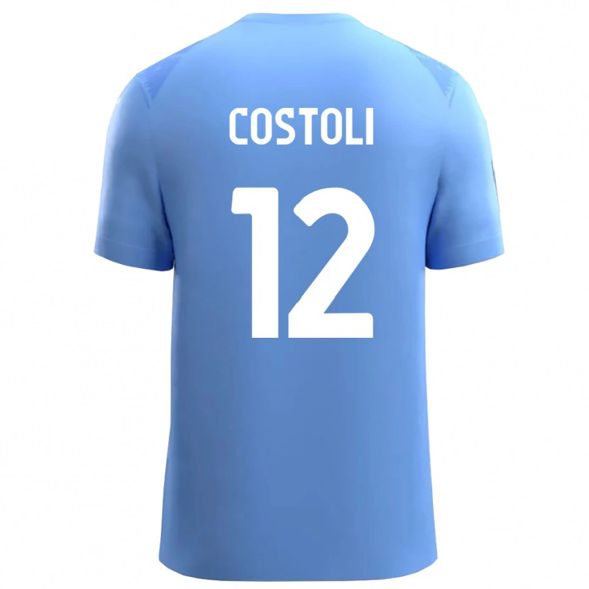 Danxen Heren Luca Costoli #12 Hemelsblauw Wit Keepersshirt 2025/26 T-Shirt België