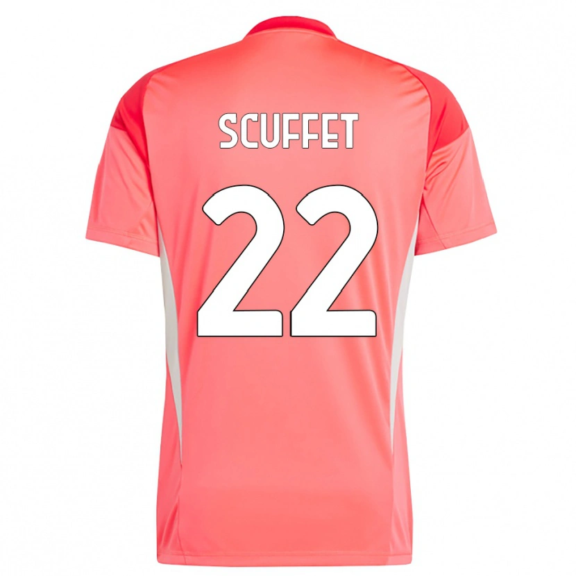 Danxen Heren Simone Scuffet #22 Rood Wit Keepersshirt 2025/26 T-Shirt België