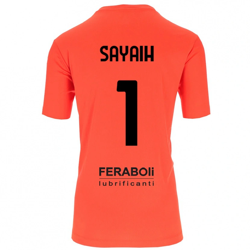 Danxen Heren Ilyas Sayaih #1 Oranje Rood Zwart Keepersshirt 2025/26 T-Shirt België