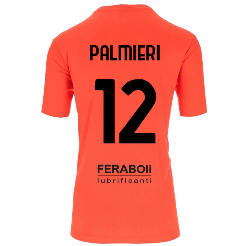 Danxen Heren Cristian Palmieri #12 Oranje Rood Zwart Keepersshirt 2025/26 T-Shirt België