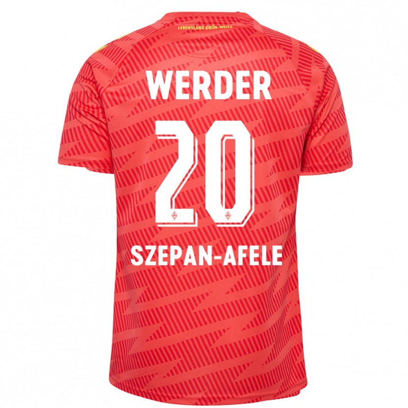 Danxen Heren Gianni Szepan-Afele #20 Rood Geel Keepersshirt 2025/26 T-Shirt België