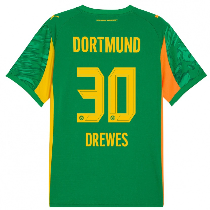 Danxen Heren Patrick Drewes #30 Groen Oranje Keepersshirt 2025/26 T-Shirt België