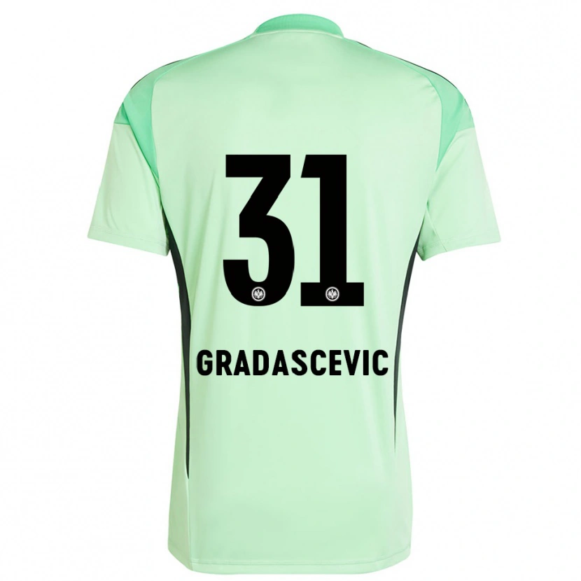 Danxen Heren Meris Gradascevic #31 Licht Groen Zwart Keepersshirt 2025/26 T-Shirt België