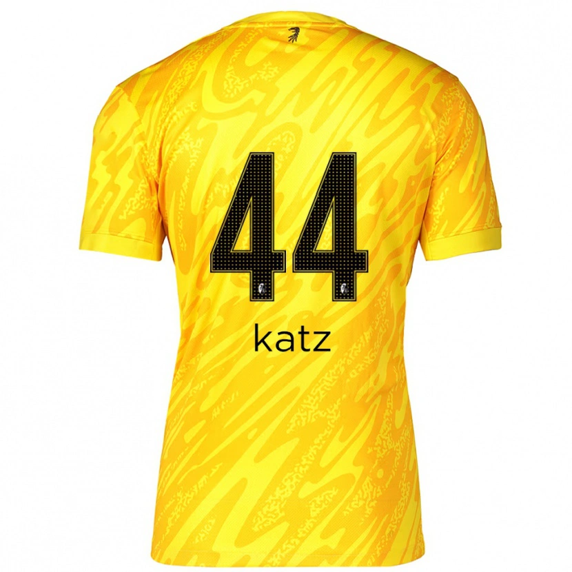 Danxen Heren Kilian Katz #44 Geel Zwart Keepersshirt 2025/26 T-Shirt België
