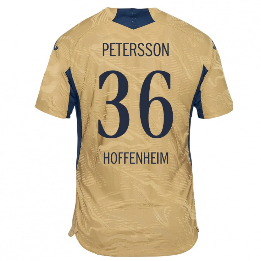 Danxen Heren Lúkas Petersson #36 Tan Zwart Keepersshirt 2025/26 T-Shirt België