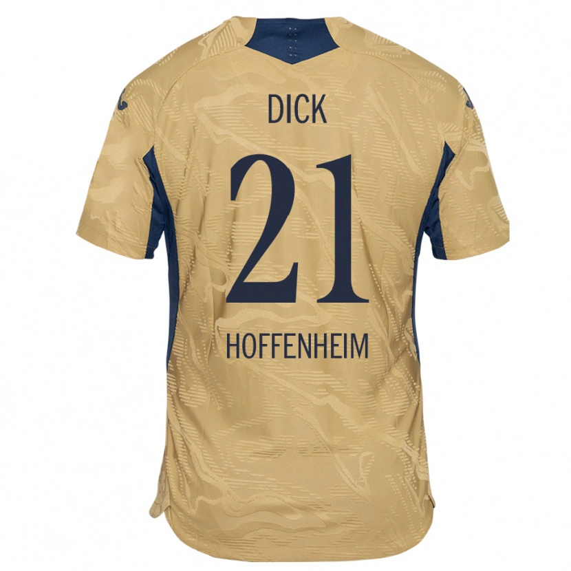 Danxen Heren Laura Dick #21 Tan Zwart Keepersshirt 2025/26 T-Shirt België