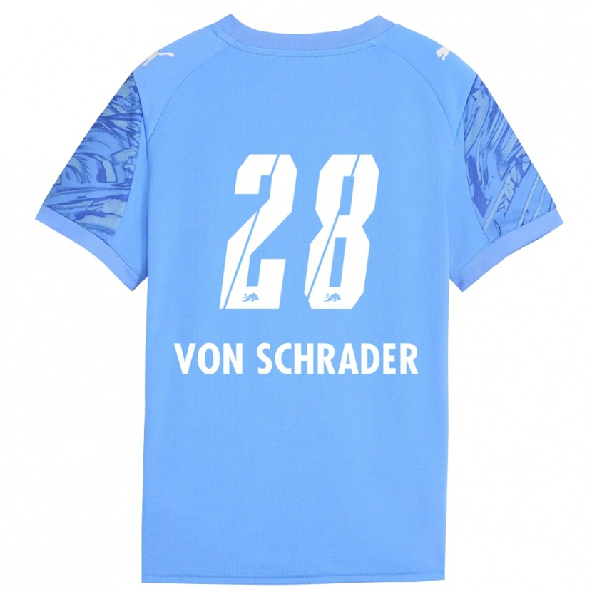 Danxen Heren Lina Von Schrader #28 Koninklijk Blauw Rood Keepersshirt 2025/26 T-Shirt België