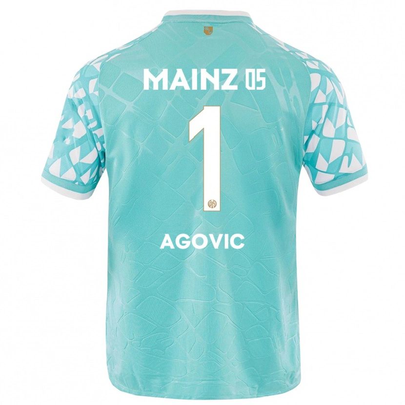 Danxen Heren Daris Agovic #1 Turquoise Wit Keepersshirt 2025/26 T-Shirt België