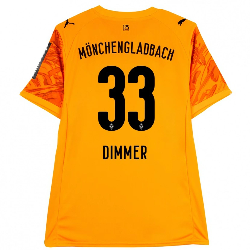 Danxen Heren Florian Dimmer #33 Oranje Geel Zwart Keepersshirt 2025/26 T-Shirt België