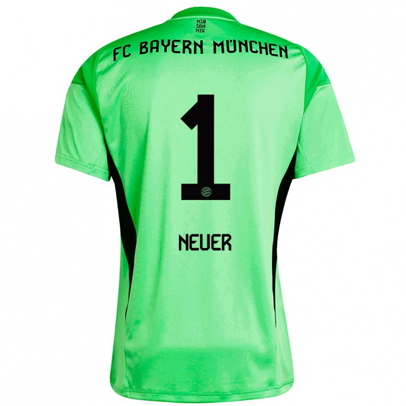 Danxen Heren Manuel Neuer #1 Medium Lente Groen Keepersshirt 2025/26 T-Shirt België