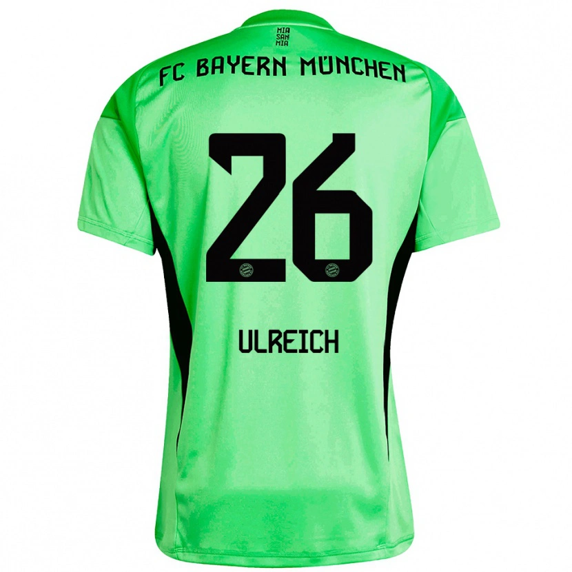 Danxen Heren Sven Ulreich #26 Medium Lente Groen Keepersshirt 2025/26 T-Shirt België
