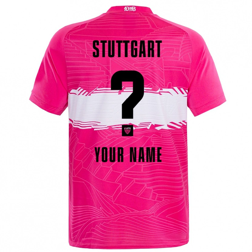 Danxen Heren VfB Stuttgart Diep Roze Zwart Keepersshirt 2025/26 T-Shirt België