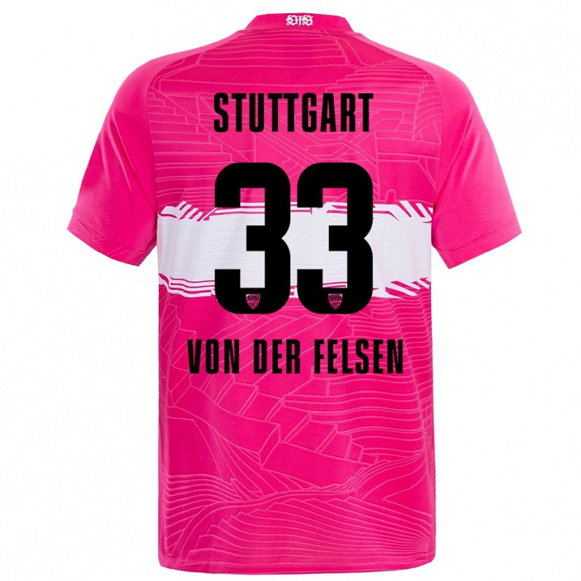 Danxen Heren Jerik von der Felsen #33 Diep Roze Zwart Keepersshirt 2025/26 T-Shirt België