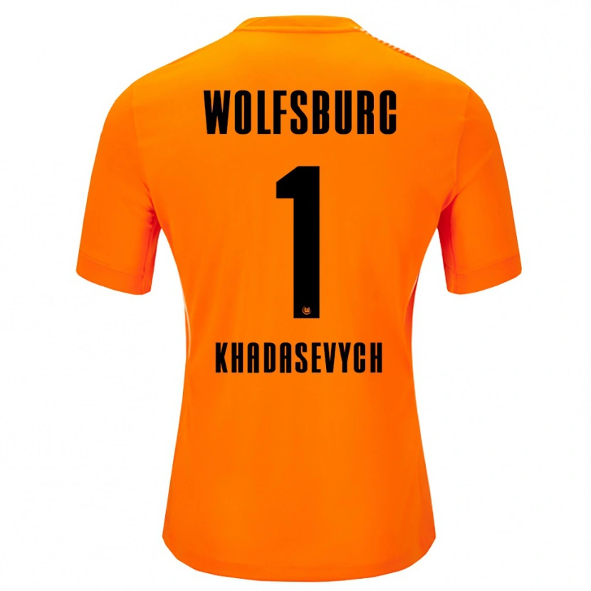 Danxen Heren Kyrylo Khadasevych #1 Rood Zwart Keepersshirt 2025/26 T-Shirt België