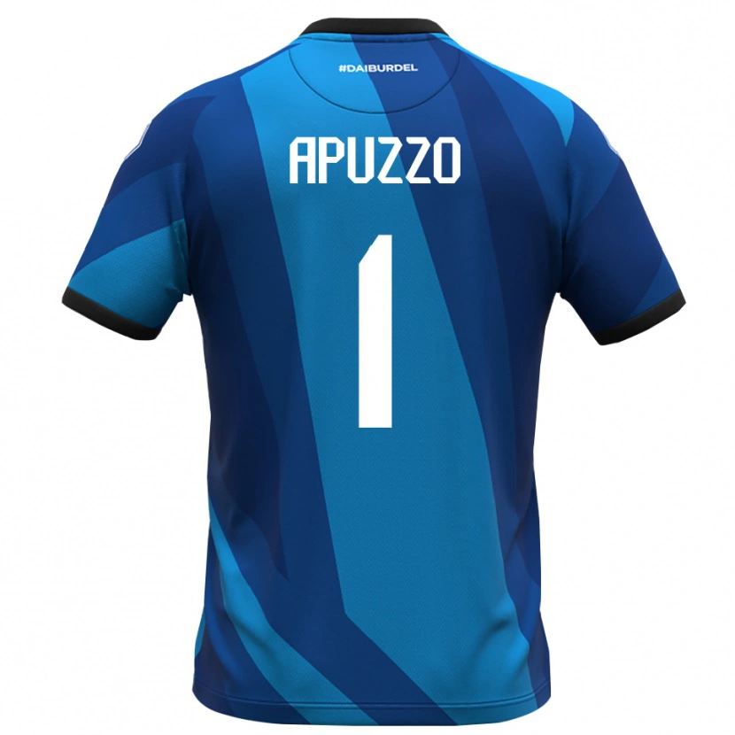 Danxen Heren Davide Apuzzo #1 Koningsblauw Oranje Keepersshirt 2025/26 T-Shirt België