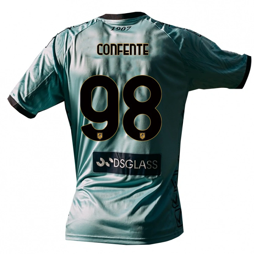 Danxen Heren Alessandro Confente #98 Lichtblauw Wit Keepersshirt 2025/26 T-Shirt België