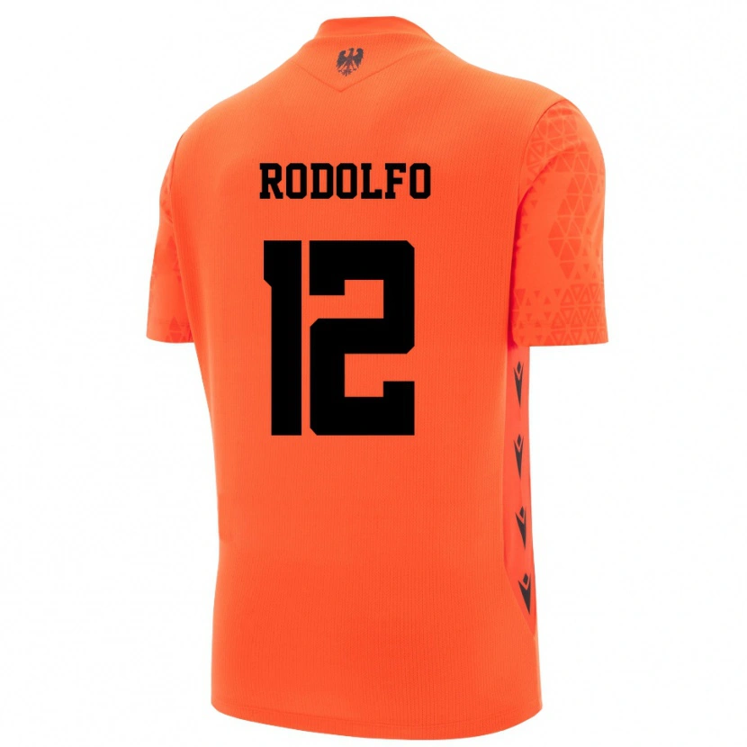 Danxen Heren Luca Rodolfo #12 Donker Oranje Zwart Keepersshirt 2025/26 T-Shirt België