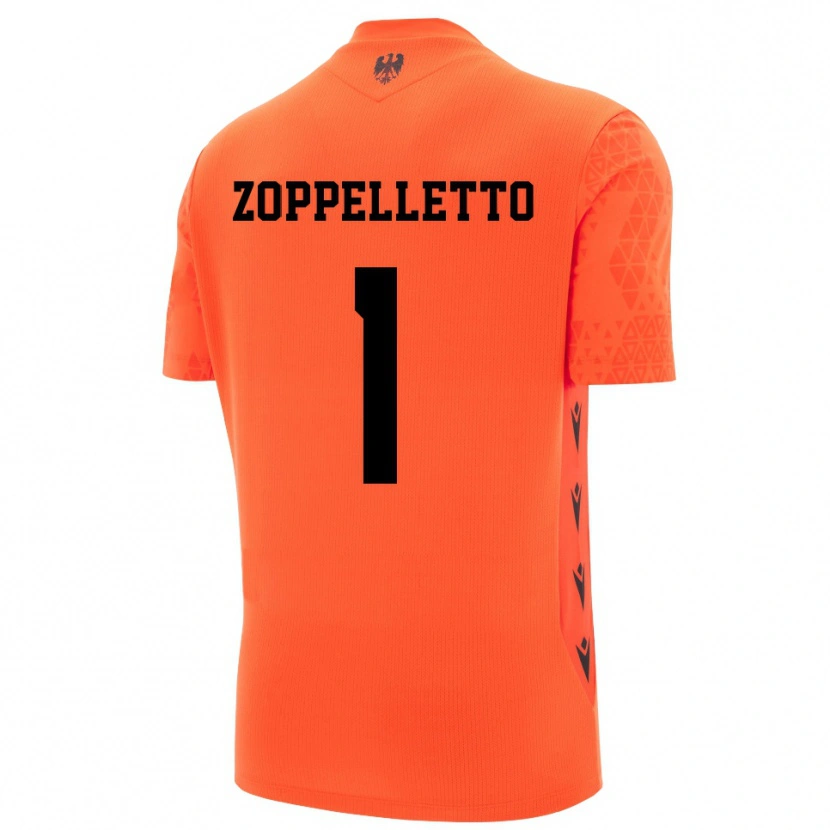 Danxen Heren David Zoppelletto #1 Donker Oranje Zwart Keepersshirt 2025/26 T-Shirt België