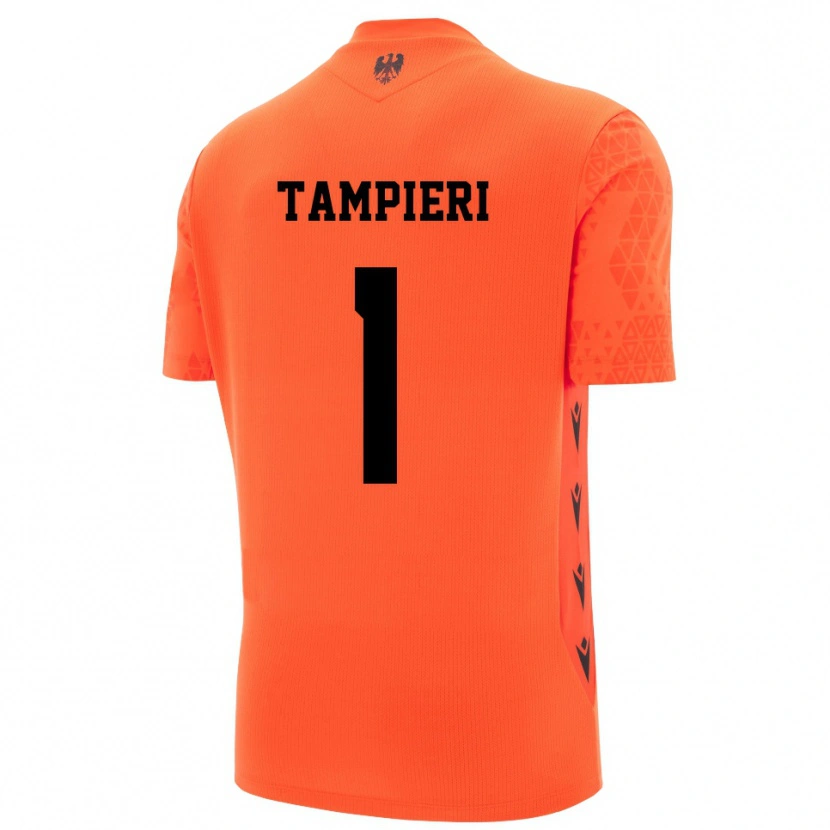 Danxen Heren Amanda Tampieri #1 Donker Oranje Zwart Keepersshirt 2025/26 T-Shirt België