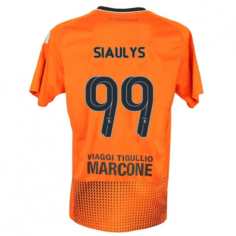 Danxen Heren Ovidijus Siaulys #99 Donker Oranje Blauw Keepersshirt 2025/26 T-Shirt België