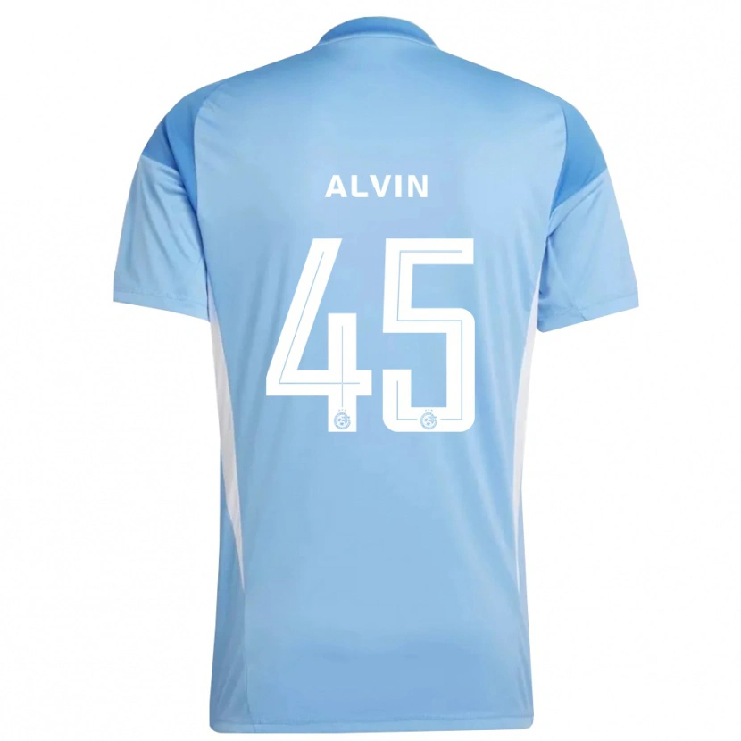 Danxen Heren Glenn Alvin #45 Lichtblauw Wit Keepersshirt 2025/26 T-Shirt België