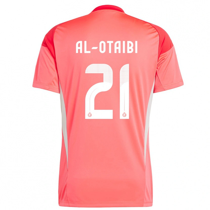 Danxen Heren Abdulrahman Al-Otaibi #21 Rood Oranje Geel Keepersshirt 2025/26 T-Shirt België