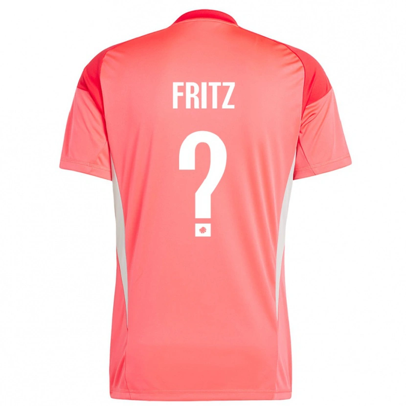 Danxen Heren Gustav Fritz #0 Rood Wit Keepersshirt 2025/26 T-Shirt België