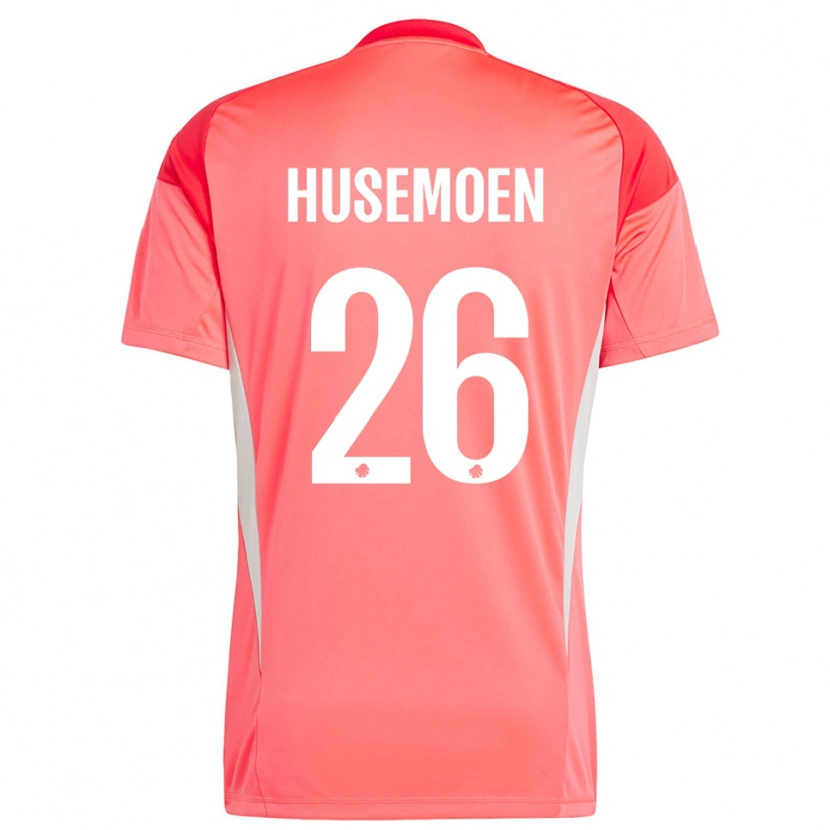 Danxen Heren Astrid Husemoen #26 Rood Wit Keepersshirt 2025/26 T-Shirt België