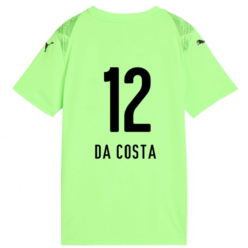Danxen Heren Paulo da Costa #12 Licht Groen Zwart Keepersshirt 2025/26 T-Shirt België