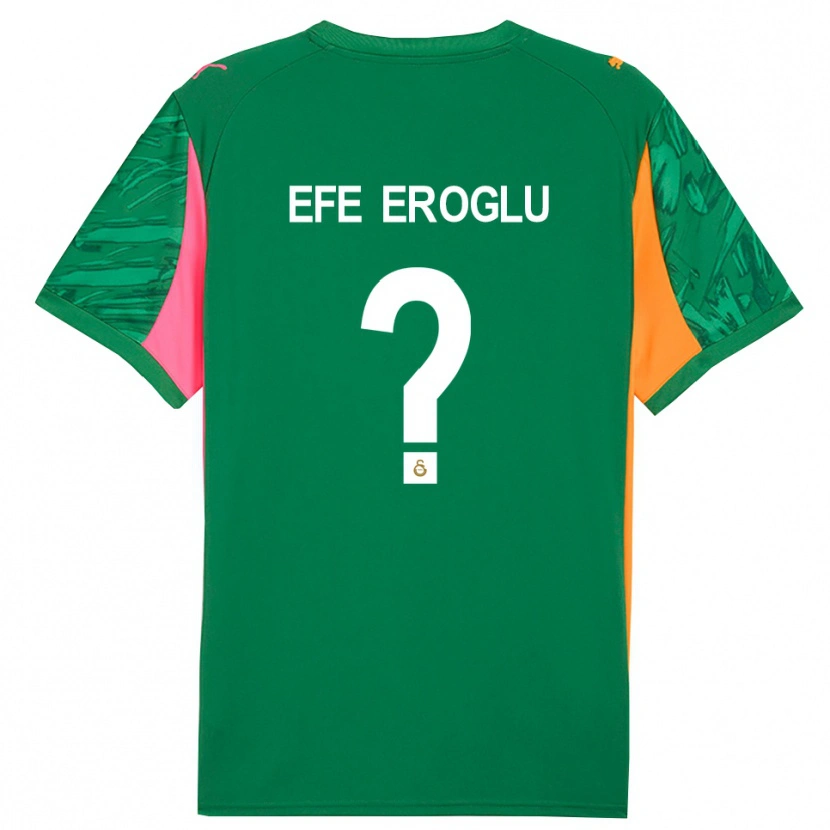 Danxen Heren Cem Efe Eroğlu #0 Groen Oranje Roze Keepersshirt 2025/26 T-Shirt België