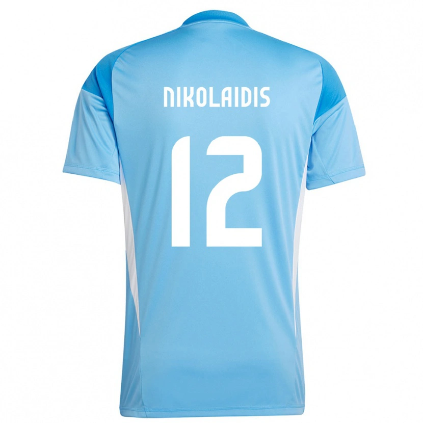 Danxen Heren Georgios Nikolaidis #12 Diep Hemelsblauw Keepersshirt 2025/26 T-Shirt België