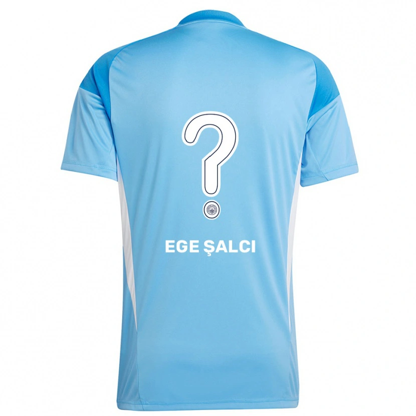 Danxen Heren Yağız Ege Şalcı #0 Koningsblauw Wit Keepersshirt 2025/26 T-Shirt België