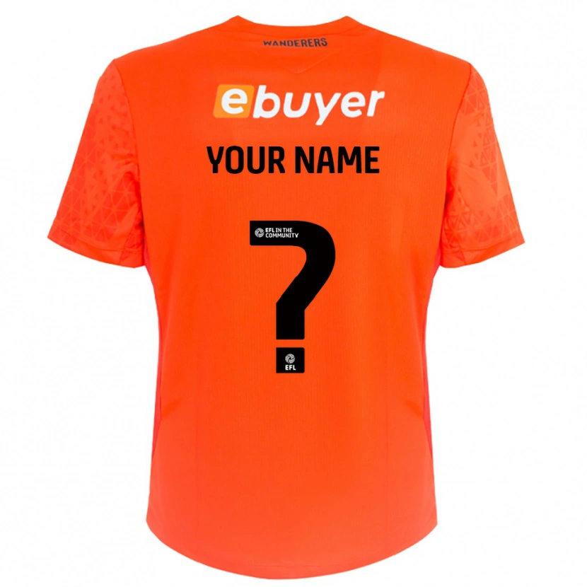 Danxen Heren Bolton Wanderers Oranje Zwart Keepersshirt 2025/26 T-Shirt België