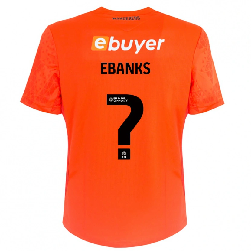 Danxen Heren Eve Ebanks #0 Oranje Zwart Keepersshirt 2025/26 T-Shirt België