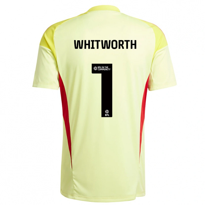 Danxen Heren Joe Whitworth #1 Lichtgeel Keepersshirt 2025/26 T-Shirt België