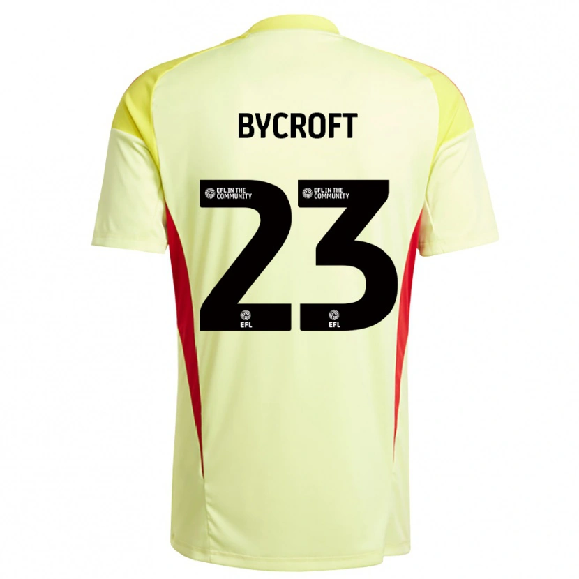 Danxen Heren Jack Bycroft #23 Lichtgeel Keepersshirt 2025/26 T-Shirt België