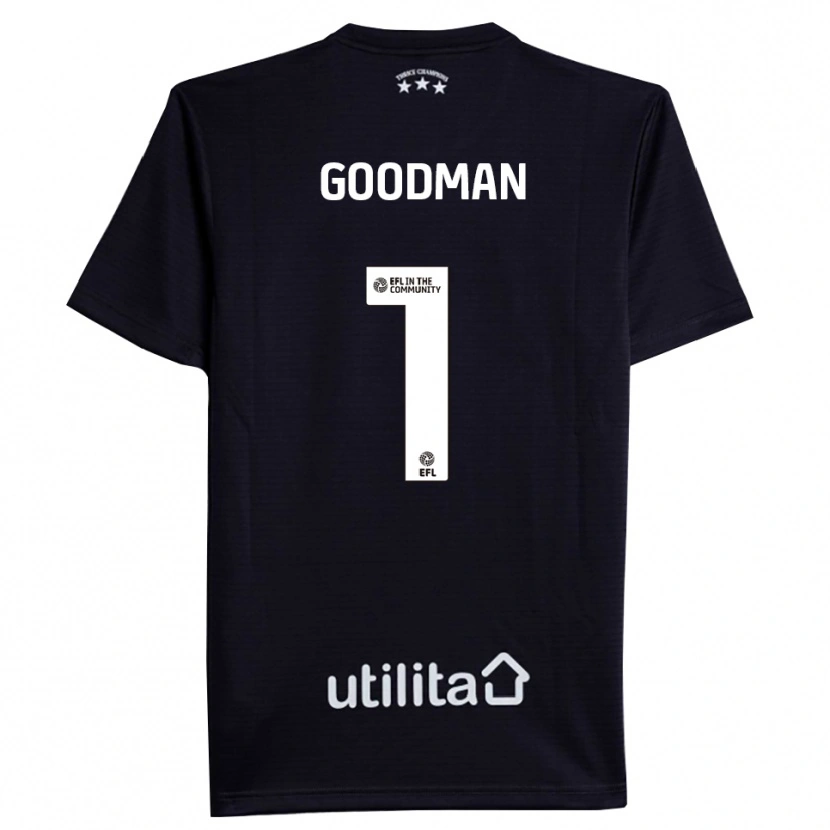 Danxen Heren Owen Goodman #1 Zwart Wit Keepersshirt 2025/26 T-Shirt België