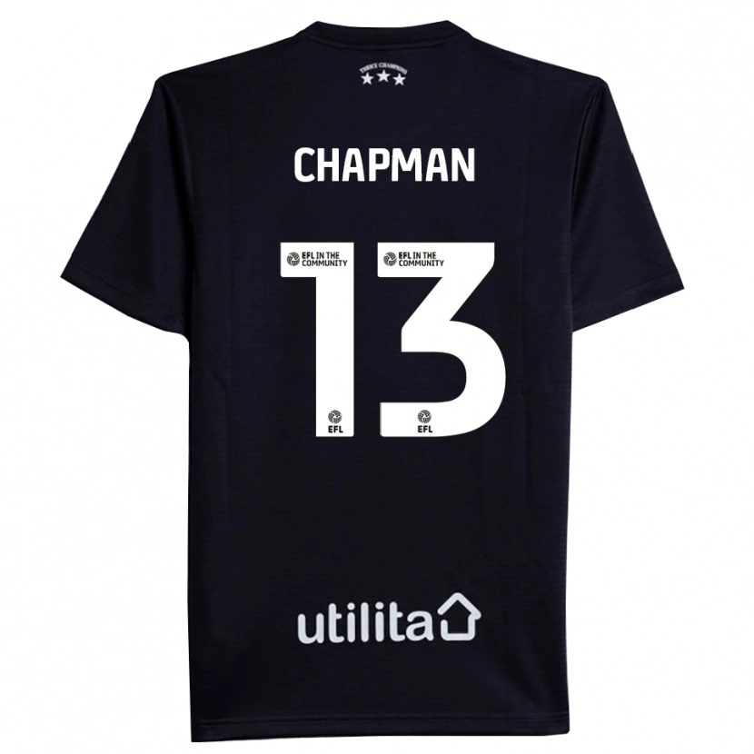 Danxen Heren Jacob Chapman #13 Zwart Wit Keepersshirt 2025/26 T-Shirt België