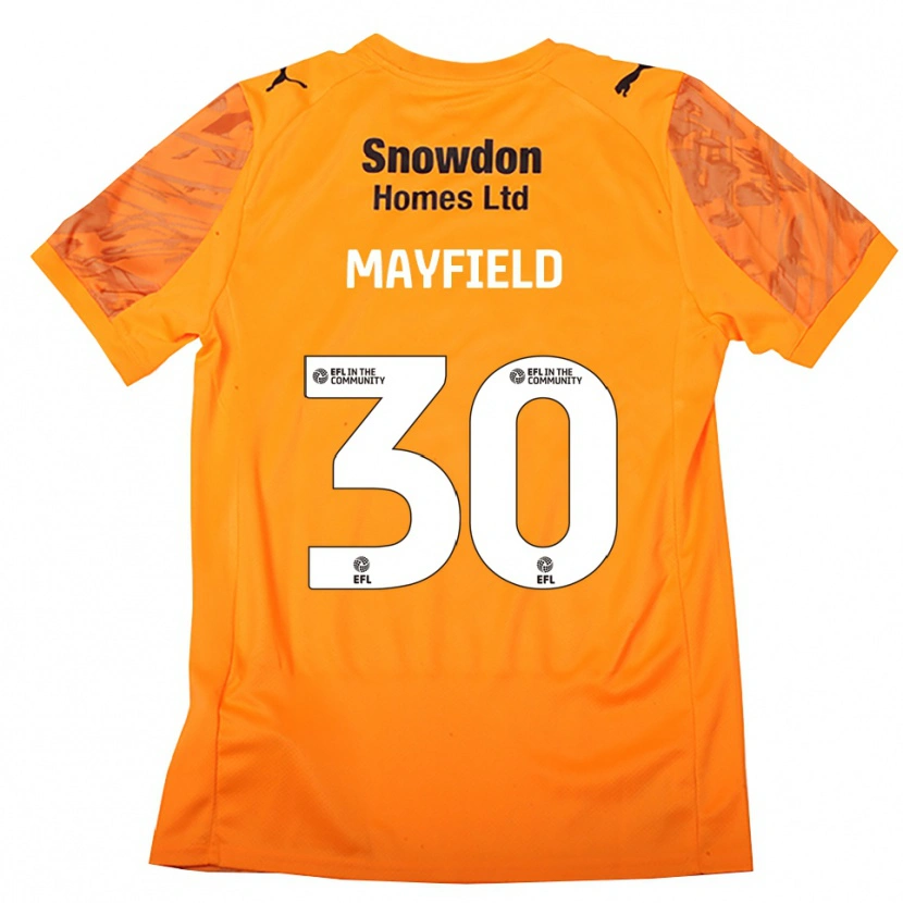 Danxen Heren Holly Mayfield #30 Oranje Zwart Keepersshirt 2025/26 T-Shirt België