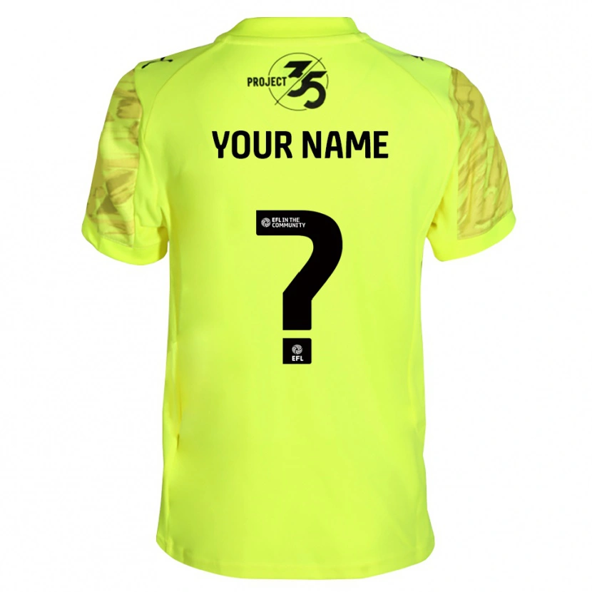 Danxen Heren Plymouth Argyle Fluorescerend Groen Zwart Keepersshirt 2025/26 T-Shirt België