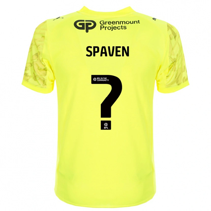 Danxen Heren Jake Spaven #0 Fluorescerend Groen Zwart Keepersshirt 2025/26 T-Shirt België