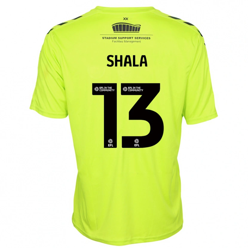 Danxen Heren Laurence Shala #13 Fluorescerend Groen Keepersshirt 2025/26 T-Shirt België