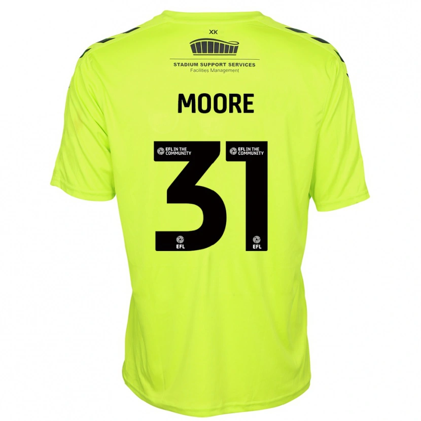 Danxen Heren Stuart Moore #31 Fluorescerend Groen Keepersshirt 2025/26 T-Shirt België