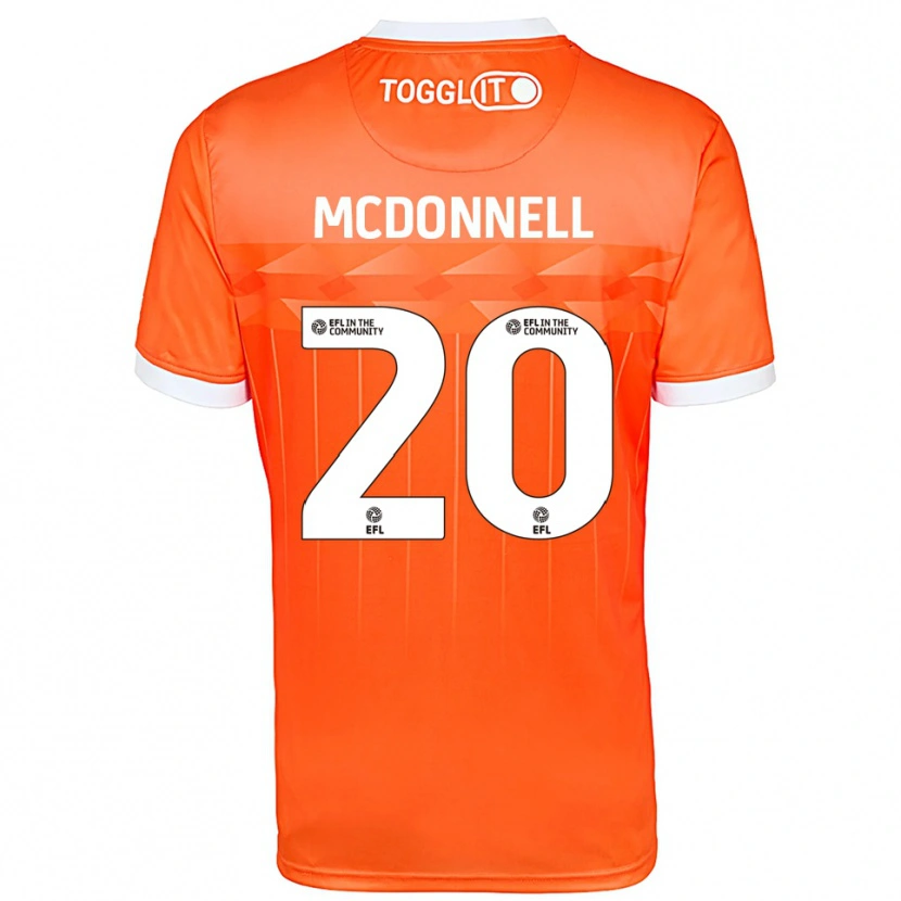 Danxen Heren Joe McDonnell #20 Oranje Wit Keepersshirt 2025/26 T-Shirt België