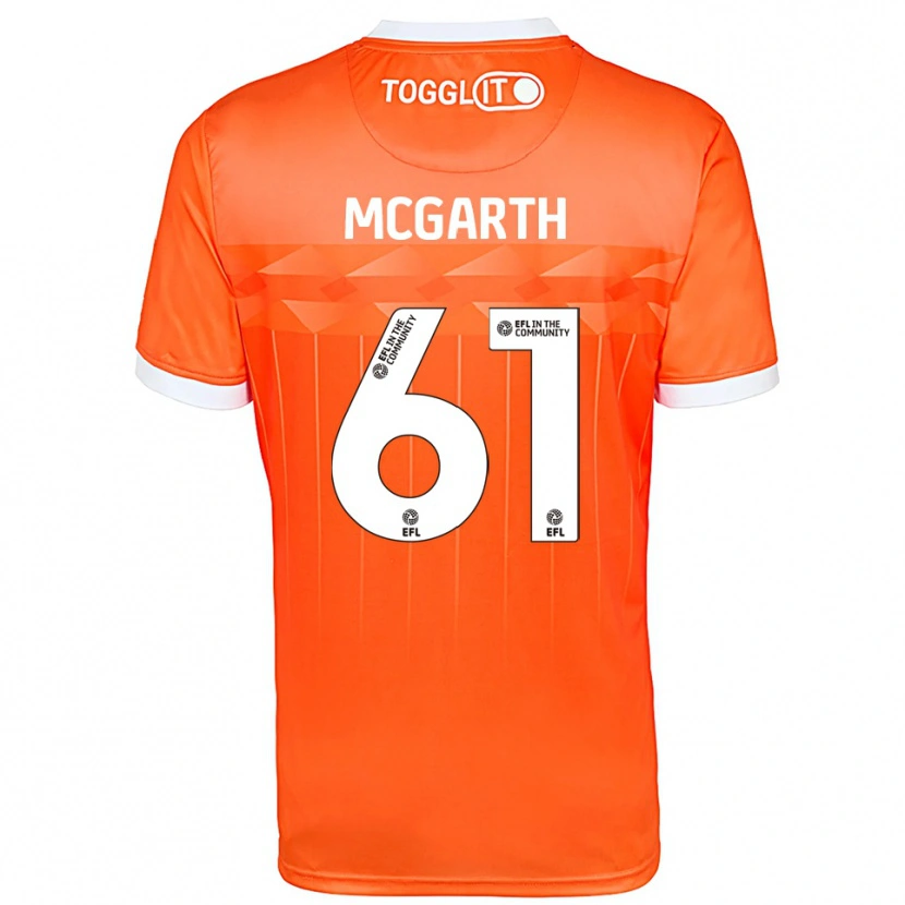 Danxen Heren Ethan McGarth #61 Oranje Wit Keepersshirt 2025/26 T-Shirt België