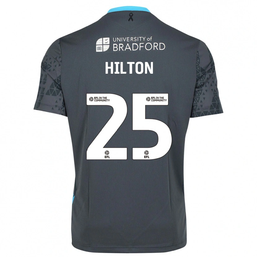 Danxen Heren Joe Hilton #25 Zwartgrijs Keepersshirt 2025/26 T-Shirt België